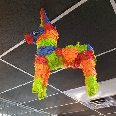 Piñata at Taqueria Ranchos La Delicias in Buffalo New York
